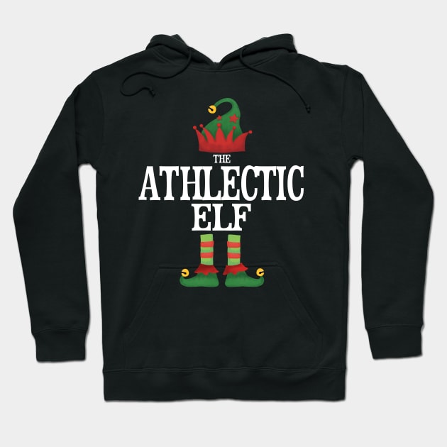 Athlectic Elf Matching Family Group Christmas Party Pajamas Hoodie by uglygiftideas